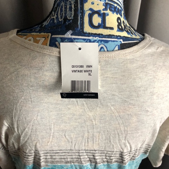 Volcom Summer Stripe Logo Short Sleeve Shirt - Picture 7 of 13